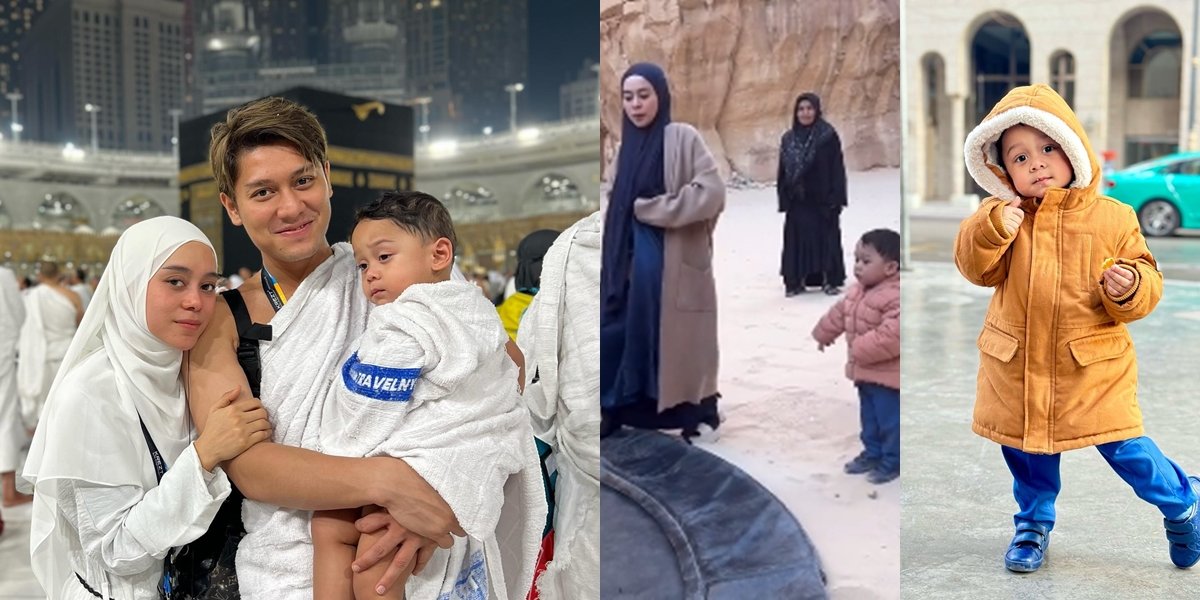 8 Photos of Lesti Kejora and Rizky Billar Performing Umrah Together with Levian, Also Visiting Al Ula