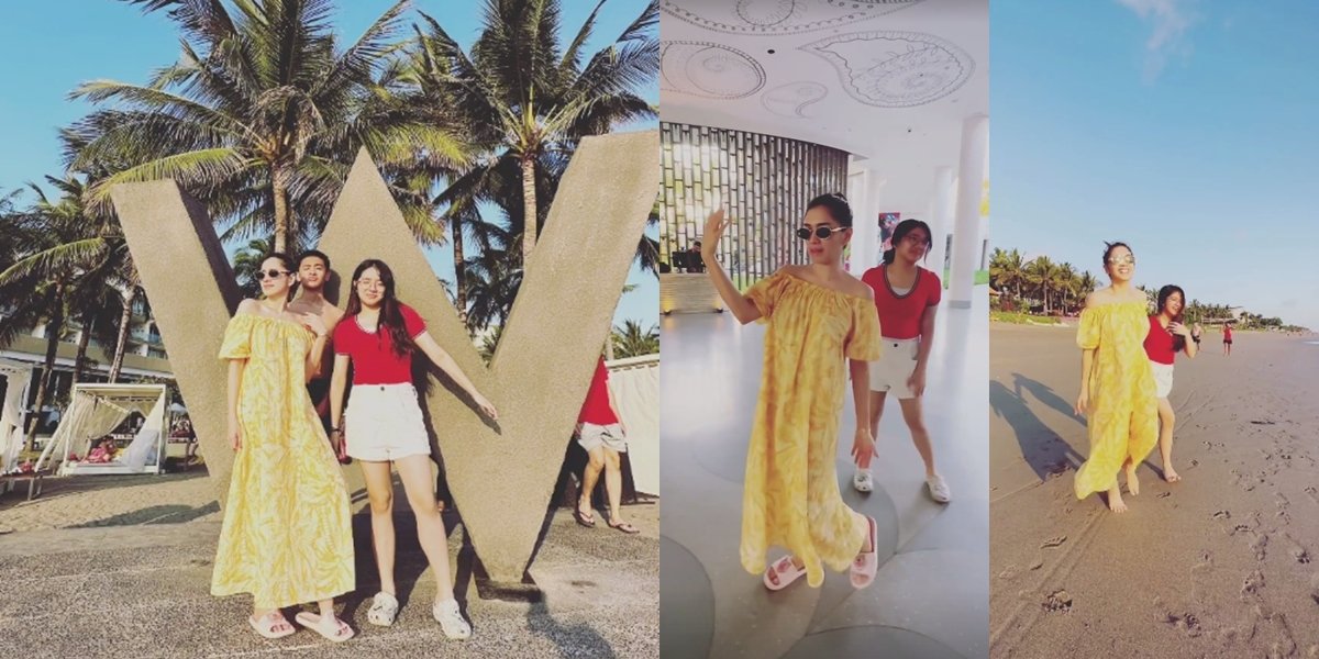 8 Photos of Angel Karamoy's Vacation in Bali with Children, Lovely Rumangkang Looking Even More Beautiful and Attracting Attention