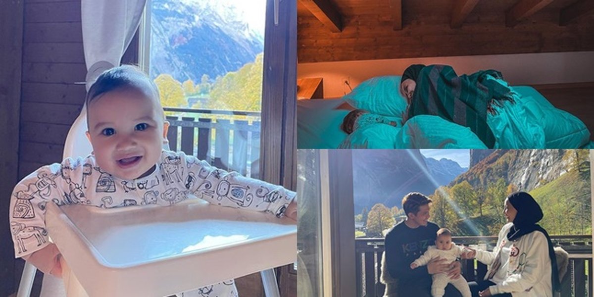 8 Pictures of Baby Ukkasya's Vacation, Zaskia Sungkar and Irwansyah's Child in Switzerland, Sleeping Under a Waterfall - Making Netizens Envious