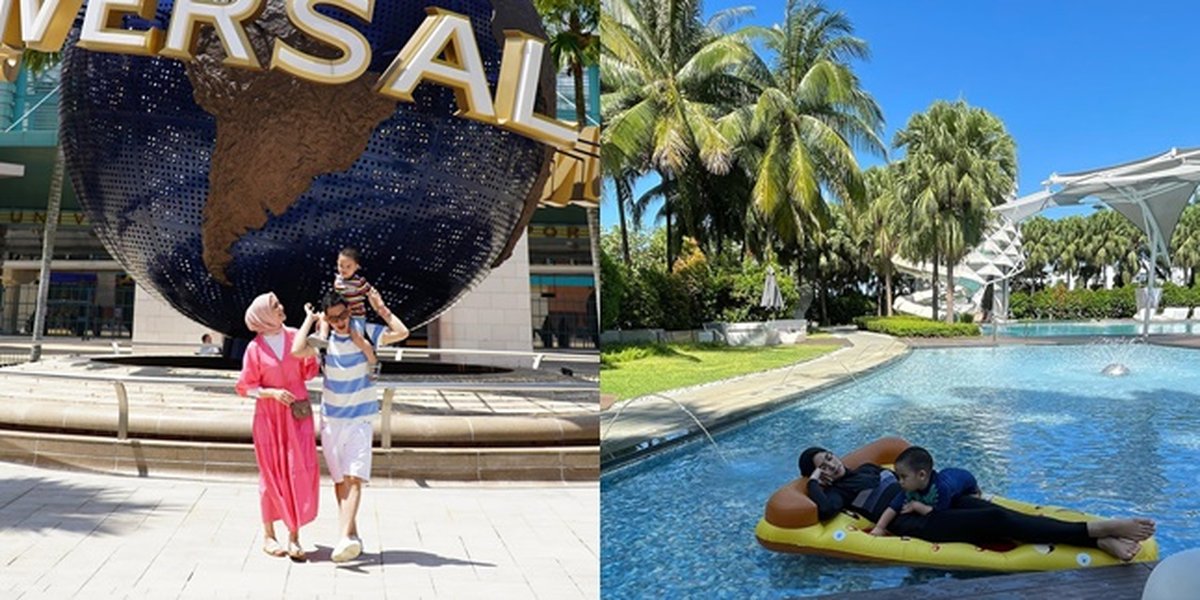 8 Photos of Citra Kirana and Rezky Aditya's Vacation in Singapore, Athar's Funny Behavior Becomes the Highlight of Netizens