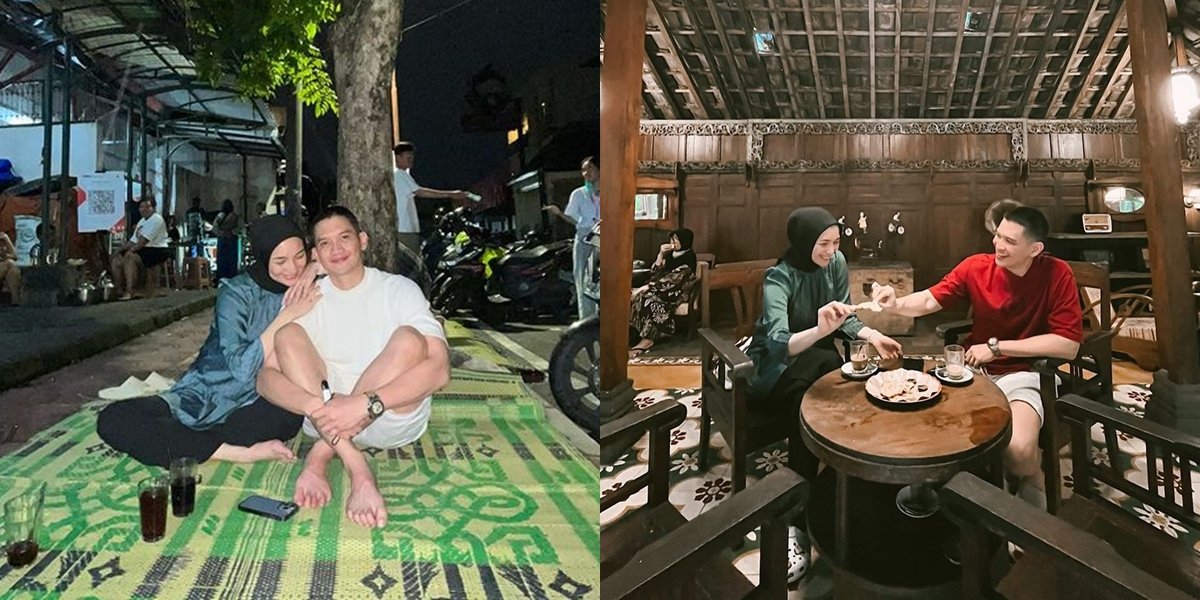 8 Photos of Citra Kirana and Rezky Aditya's Vacation to Yogyakarta, Willing to Queue for 1.5 Hours for a Plate of Javanese Noodles - Enjoying Becak Rides and Coffee by the Roadside