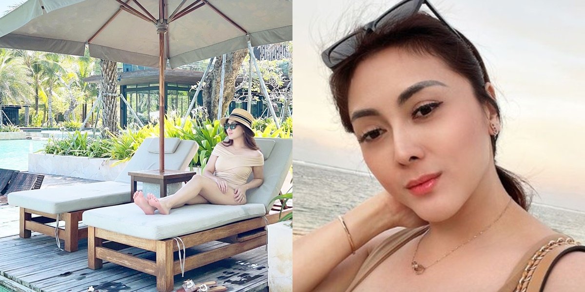 8 Pictures of Dhena Devanka's Vacation with Her Three Children in Bali, Looking Happier - Hot Single Mom's Appearance Praised