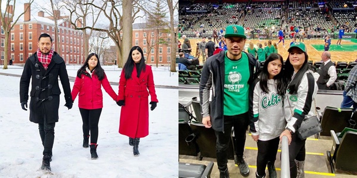 8 Photos of Agus Yudhoyono's Family Vacation in America, Watching Basketball Games - Nostalgic Visit to Harvard