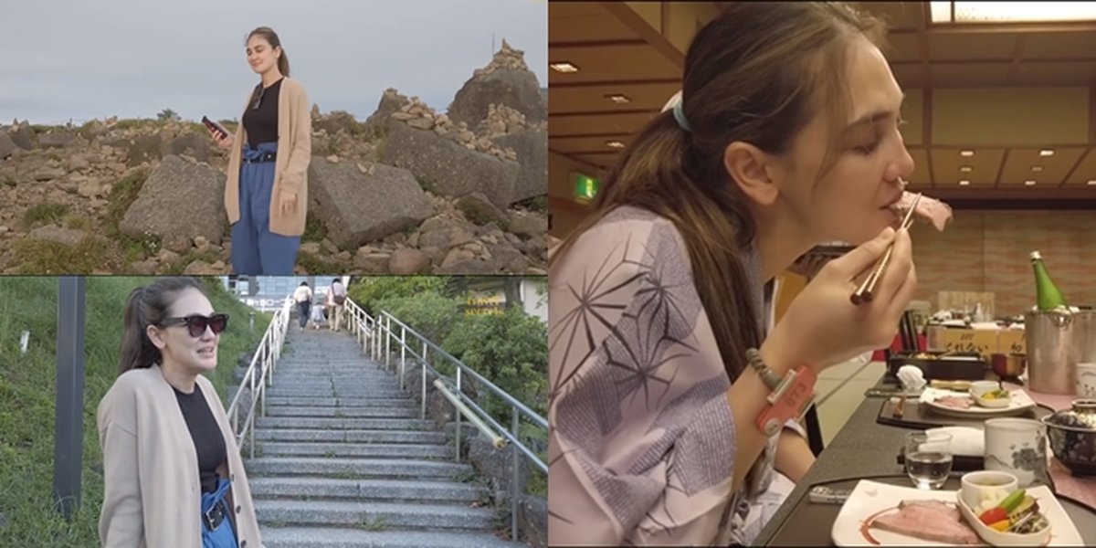 8 Photos of Luna Maya's Vacation to Hakone - Japan, Enjoy the View of Mount Fuji
