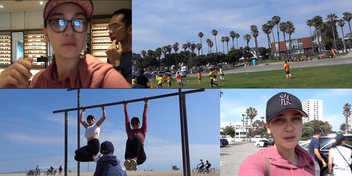 8 Photos of Luna Maya's Vacation to Los Angeles, Having Fun by the Beach