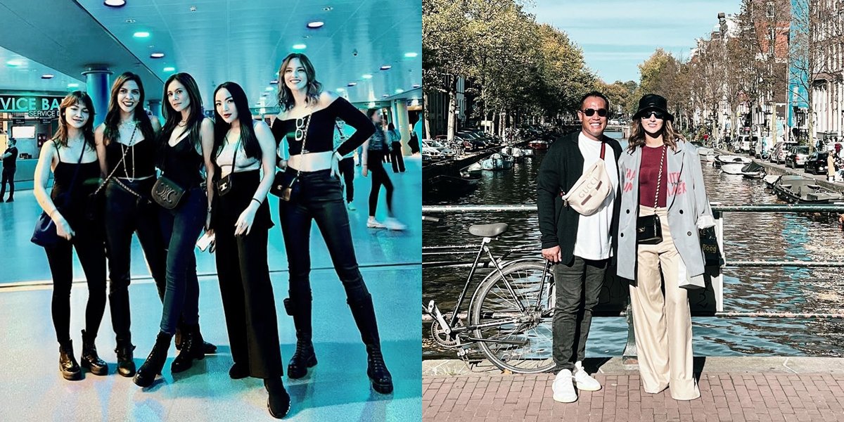 8 Photos of Nia Ramadhani's Vacation in Amsterdam, Caught Attention with Girlband-like Poses with Wulan Guritno - Accompanied by Husband and Without Children