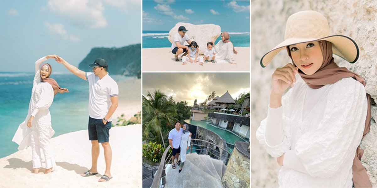 8 Photos of Poppy Bunga's Vacation with Husband and Children in Bali, Had a Photoshoot on the Beach