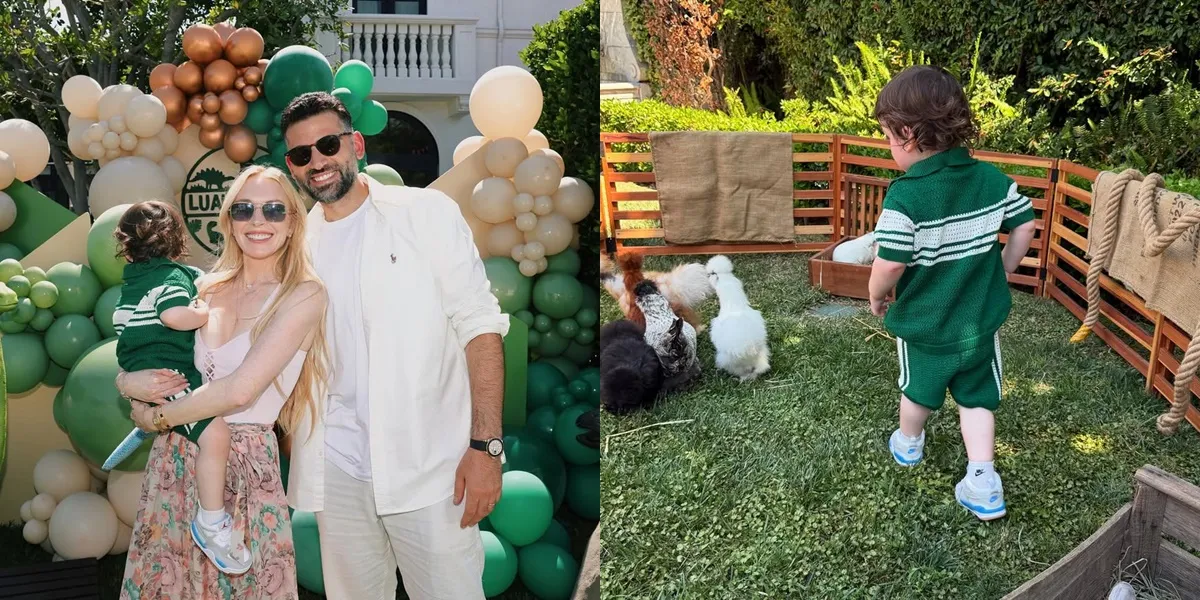 8 Photos of Lindsay Lohan Celebrating Her 2nd Child's Birthday, Full of Happiness