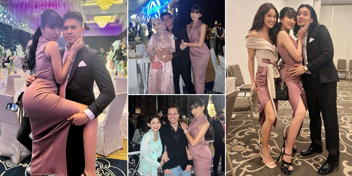 8 Photos of Lucinta Luna as Bridesmaid at Kiky Saputri's Wedding, Always Attracting Handsome Men