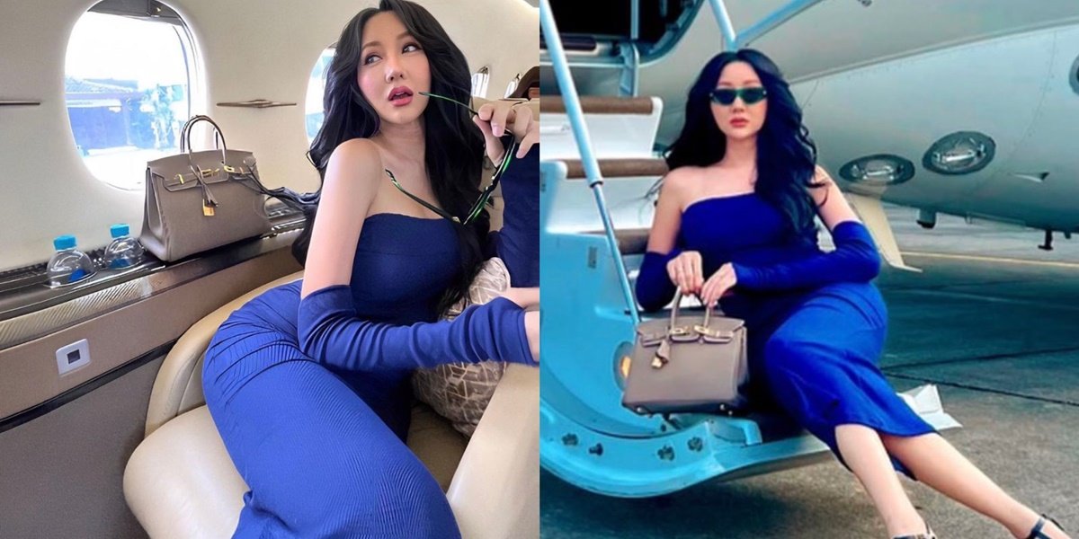 8 Photos of Lucinta Luna on a Private Jet, Elegant Like a Socialite Woman