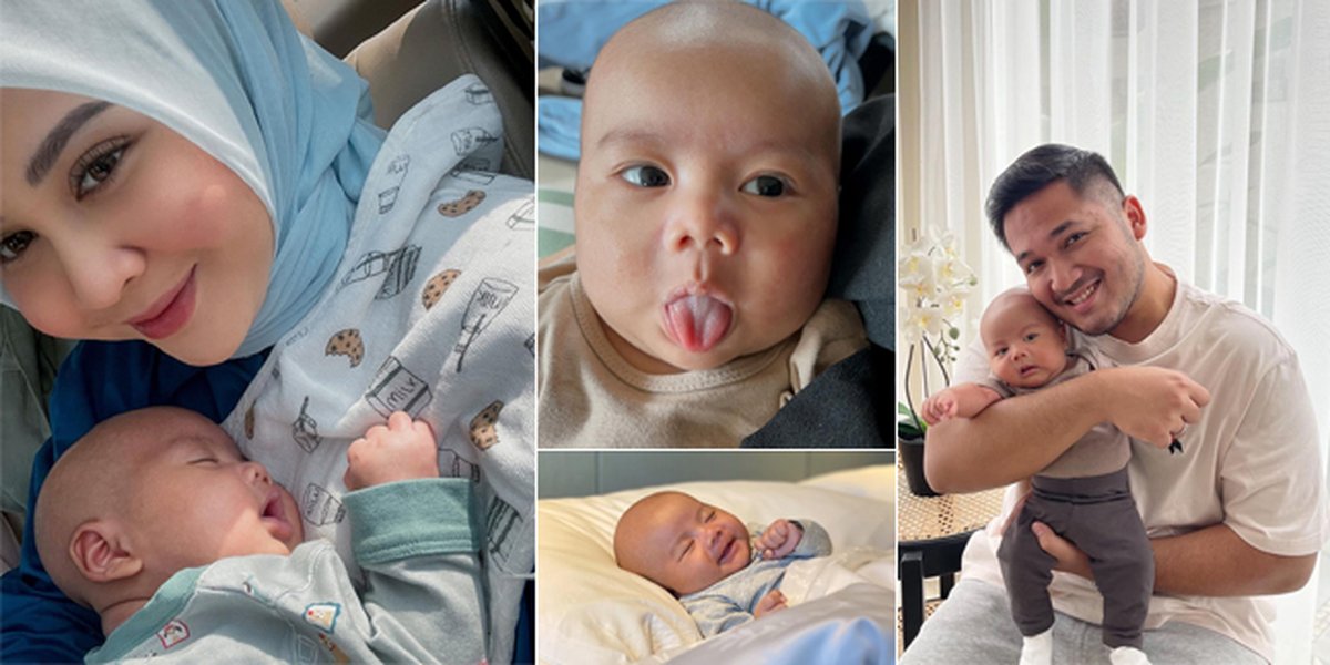 8 Cute Portraits of Baby Qwenzy, Kesha Ratuliu's Adorable Round Child - So Similar to His Father