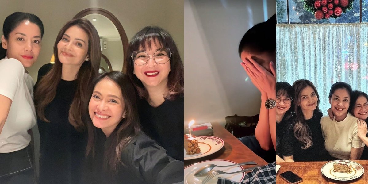 8 Photos of Lulu Tobing Getting a Birthday Surprise from Cut Tari - Novita Angie and Ersa Mayori, Beautiful Longtime Friends