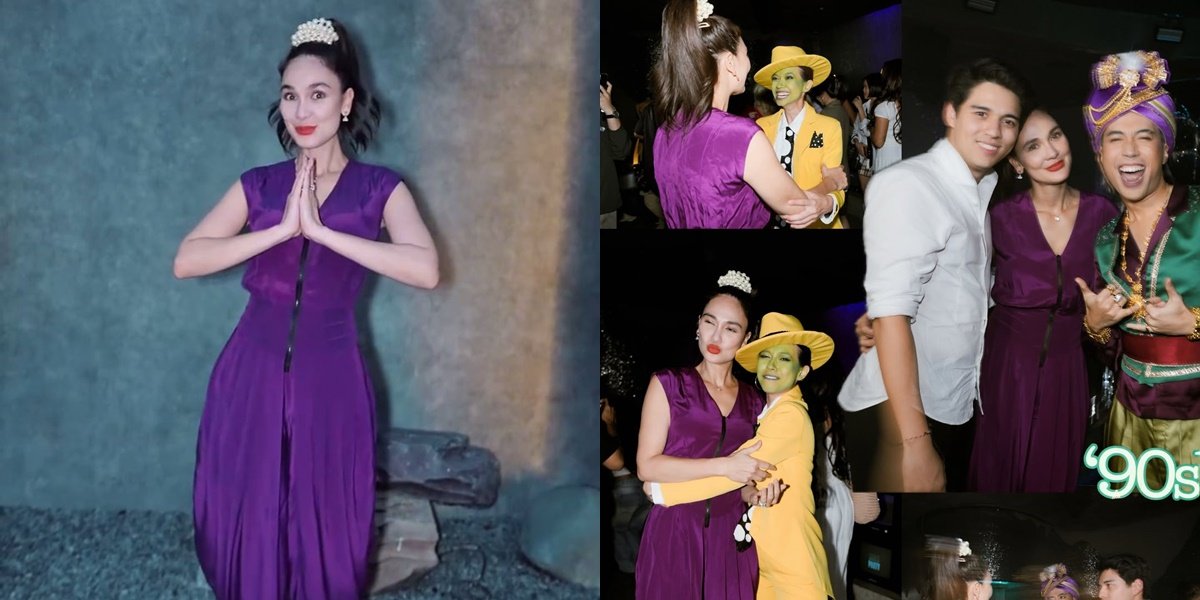 8 Portraits of Luna Maya as Jinny Oh Jinny at the 90s TV Show Themed Aries Party