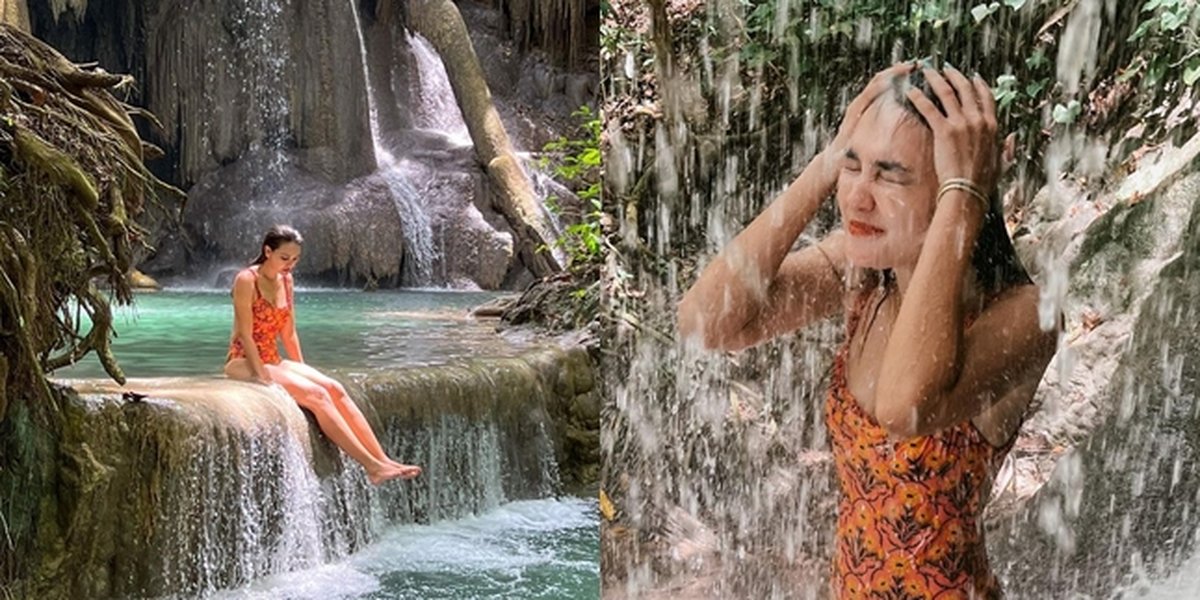 8 Portraits of Luna Maya Showing Body Goals in Swimsuit, Slim Body Makes Netizens Lose Focus