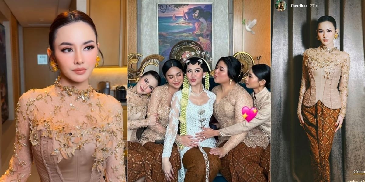 8 Photos of Mahalini After Nose Plastic Surgery, Elegantly Appearing as a Bridesmaid at Aaliyah Massaid and Thariq Halilintar's Wedding