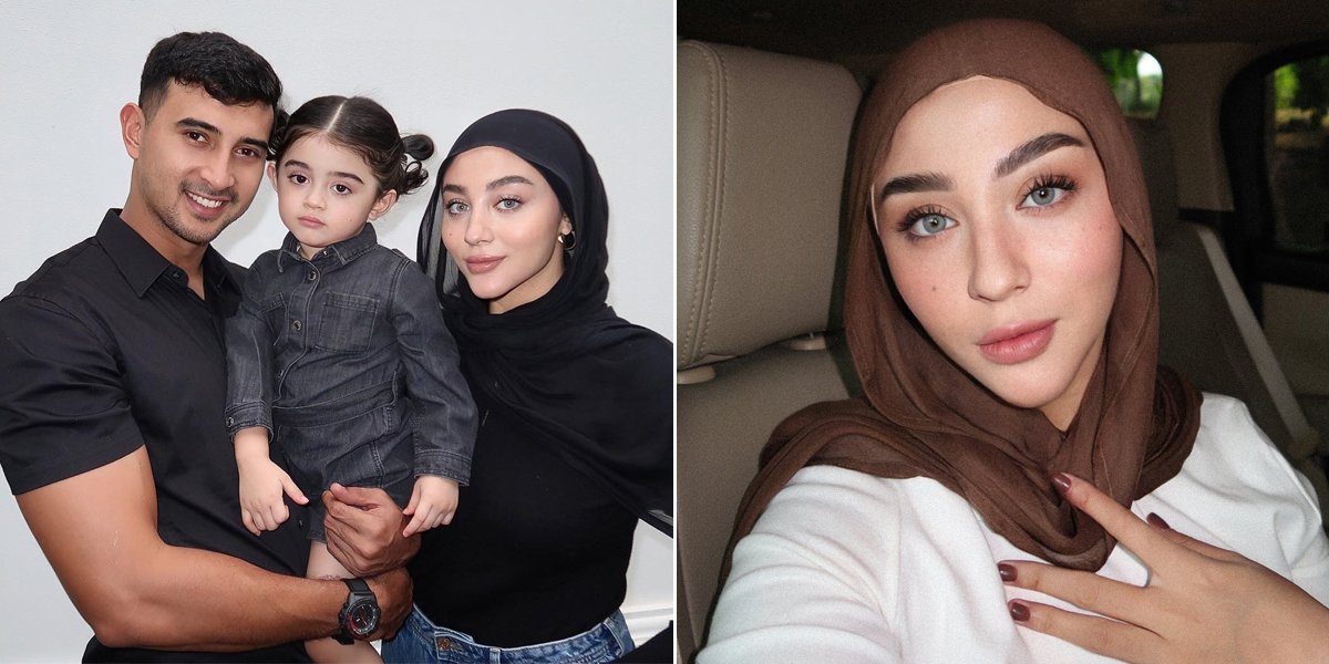 8 Photos of Margin, Ali Syakieb's Wife, with an Open Hijab Style at the Neck, Becomes the Spotlight