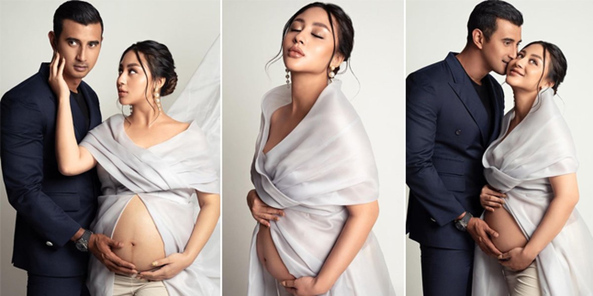 8 Photos of Margin, Ali Syakieb's Wife, Showing Her Big Baby Bump in the Latest Maternity Shoot