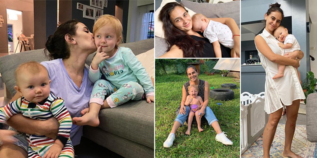 8 Portraits of Marissa Nasution When Taking Care of Her Very Foreign Child, Still Beautiful Even Without Makeup