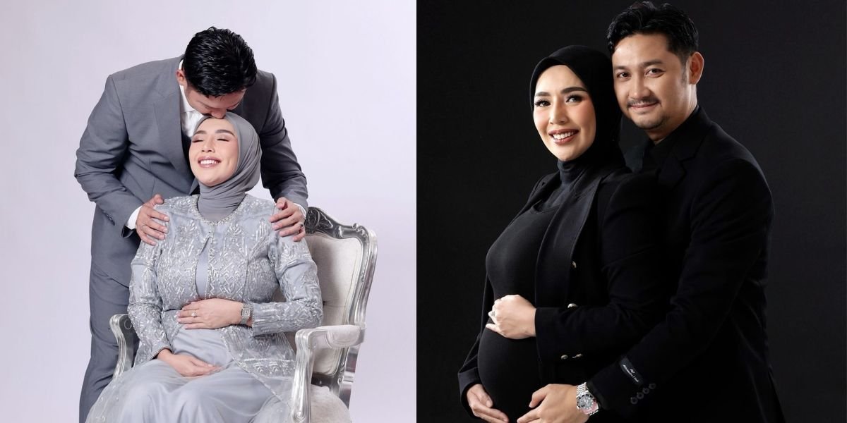 8 Potret Maternity Shoot Angga Wijaya's Wife, Showing off Her Growing Belly Beautifully