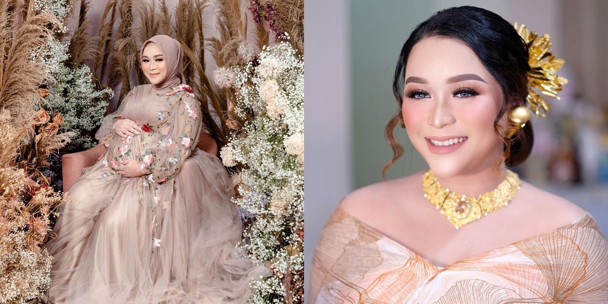 8 Photos of Syifa's Maternity Shoot, Her Appearance Becomes the Spotlight of Netizens - Called Labile for Wearing and Removing Hijab