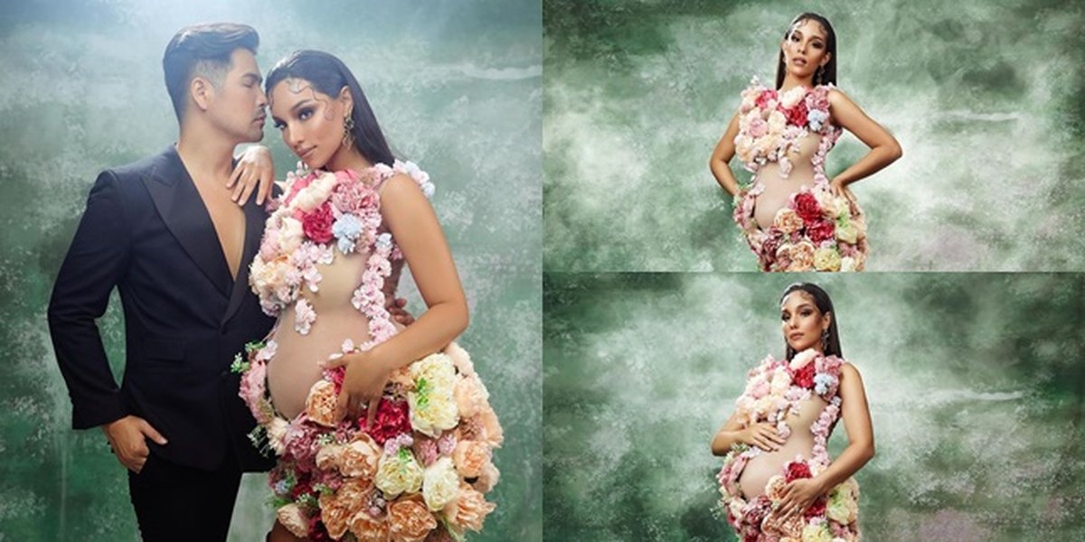 8 Portraits of Vanessa Lima's Maternity Shoot, Jessica Iskandar's Sister-in-Law, Baby Bump Getting Bigger - Wedding Date Becomes a Question