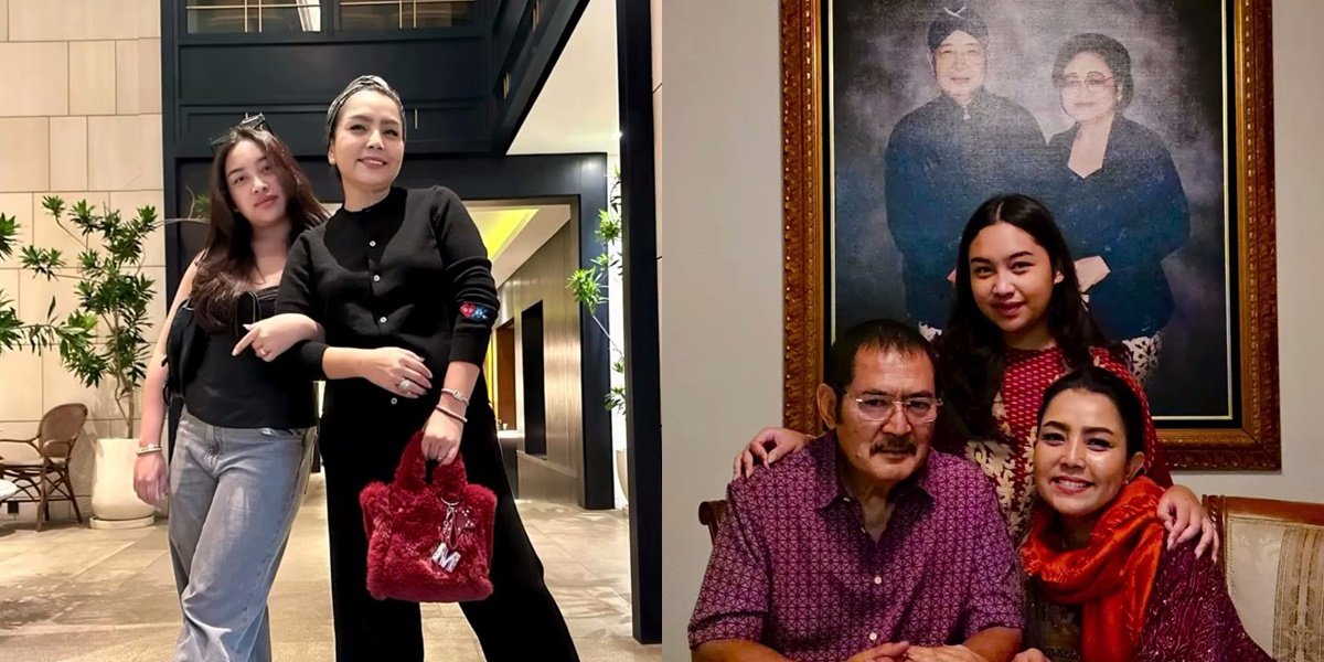 8 Portraits of Mayangsari with Her Daughter Khirani Who is Now a Teenager, Enjoying Time Together - Visiting Soeharto's Grave