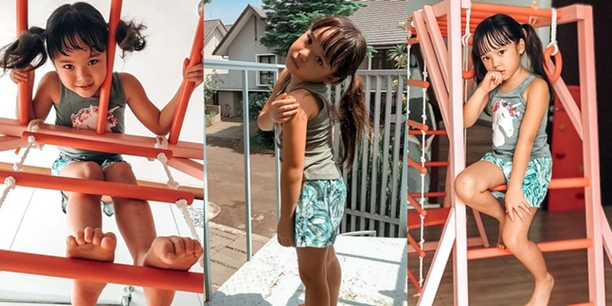8 Adorable Photos of Gempi Posing Like Harley Quinn, Already Considered a Teenager - Resembling Gisel More