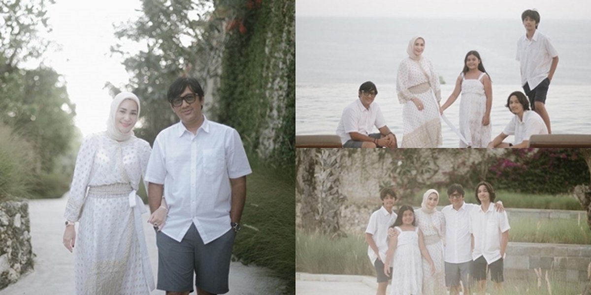 8 Intimate Photos of Andre Taulany and Wife Vacationing in Bali with Children, Dismissing Divorce Rumors - Gossip with Ayu Ting Ting