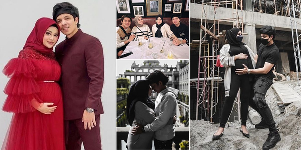 8 Intimate Photos of Atta Halilintar and Aurel Hermansyah who are Pregnant, Hugging and Holding the Baby Bump