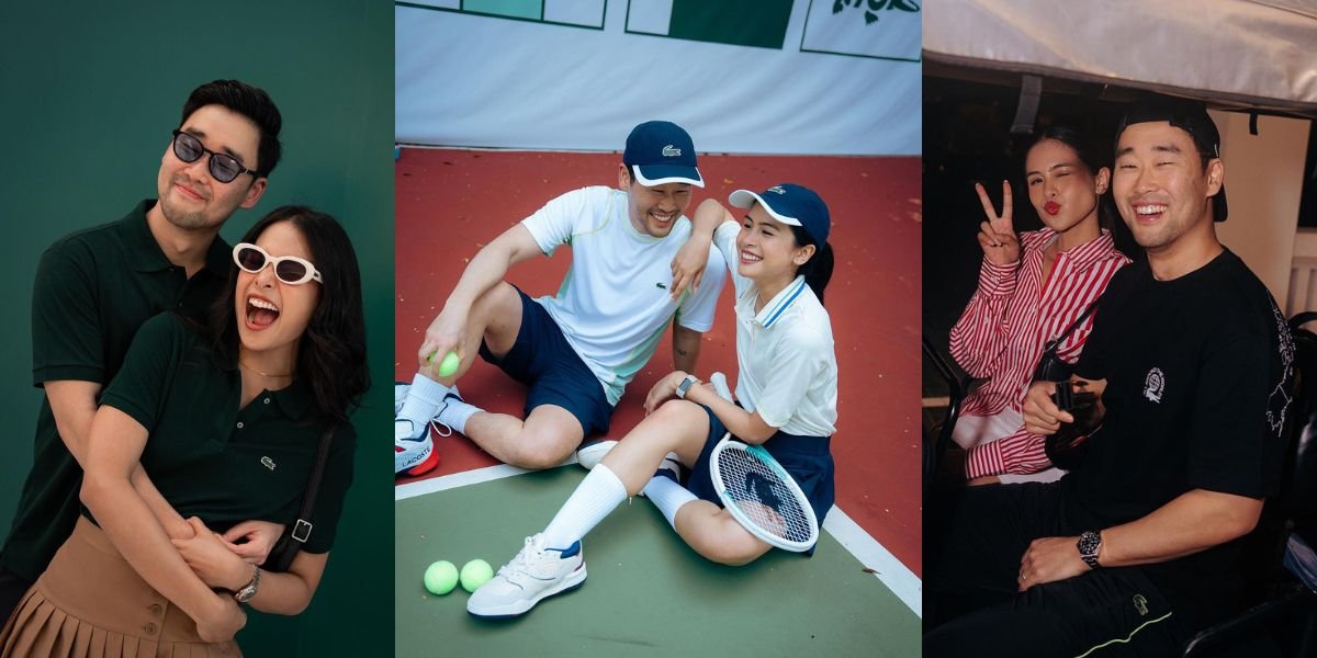8 Intimate Photos of Maudy Ayunda and Jesse Choi Wearing Tennis Couple Outfits - Could Be an Idea for Your Sporty Pre-wedding!