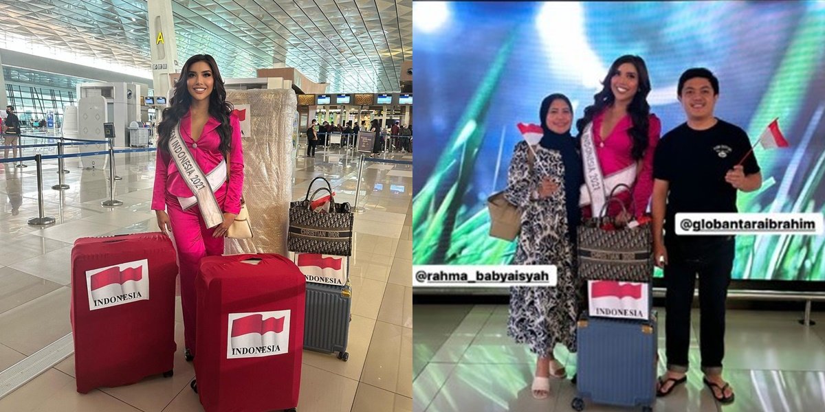 8 Photos of Millen Cyrus Departing to Thailand to Participate in Miss International Queen, Ready to Shine