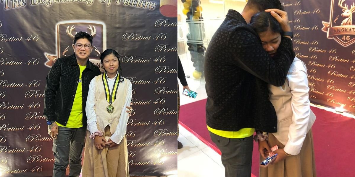 8 Moments of Anjani, Andika Mahesa's Child, Graduating from School - Embracing Her Daughter Tightly!