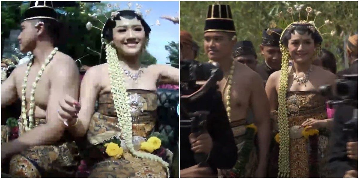 8 Moments of Kaesang & Erina Gudono Arriving at Pura Mangkunegaran, Holding Hands Tightly