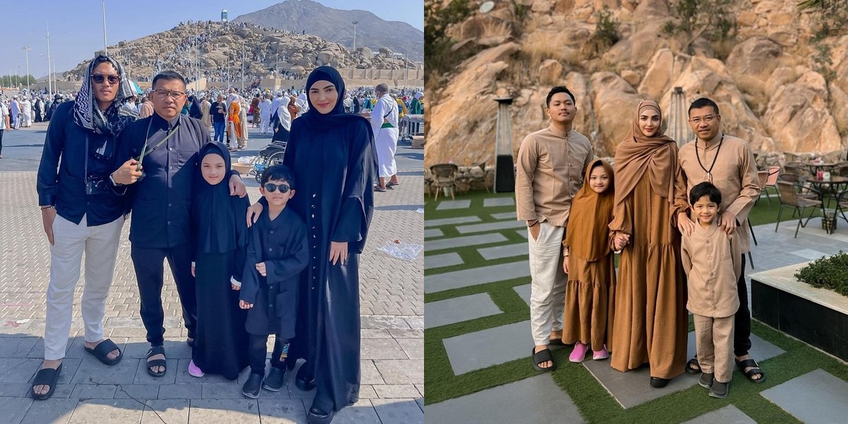 8 Portraits of Anang Hermansyah and Ashanty's Family Moments During a Week in Mecca, Feeling Sad and Will Continue to Medina