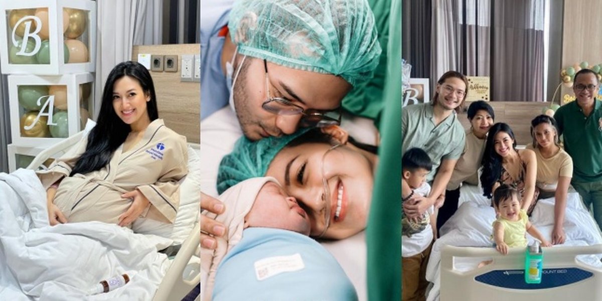 8 Portraits of Sylvia Fully Giving Birth to Her Third Child, Blessed with an Adorable Baby Boy - The Beauty of the Mother During Labor Captures Attention