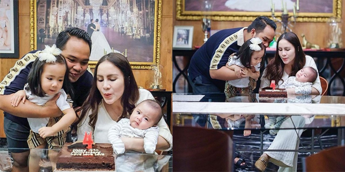 8 Portraits of Momo Geisha Celebrating Wedding Anniversary, Simple with Husband and 2 Children