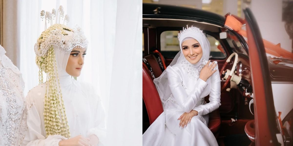 8 Stunning Photos of Nadya Mustika at Her Second Wedding Despite the Absence of Her Biological Mother - Revealing the Reason
