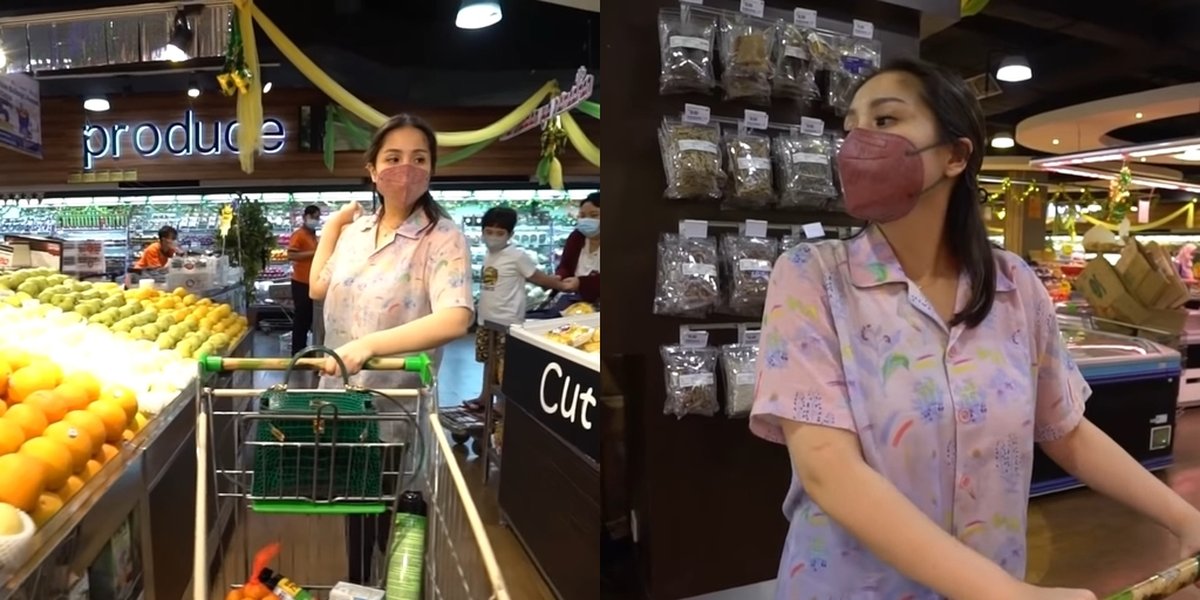 8 Portraits of Nagita Slavina's Monthly Shopping at the Supermarket, Buying Lots of Mosquito Repellent - Smart Rafathar Helps His Mom