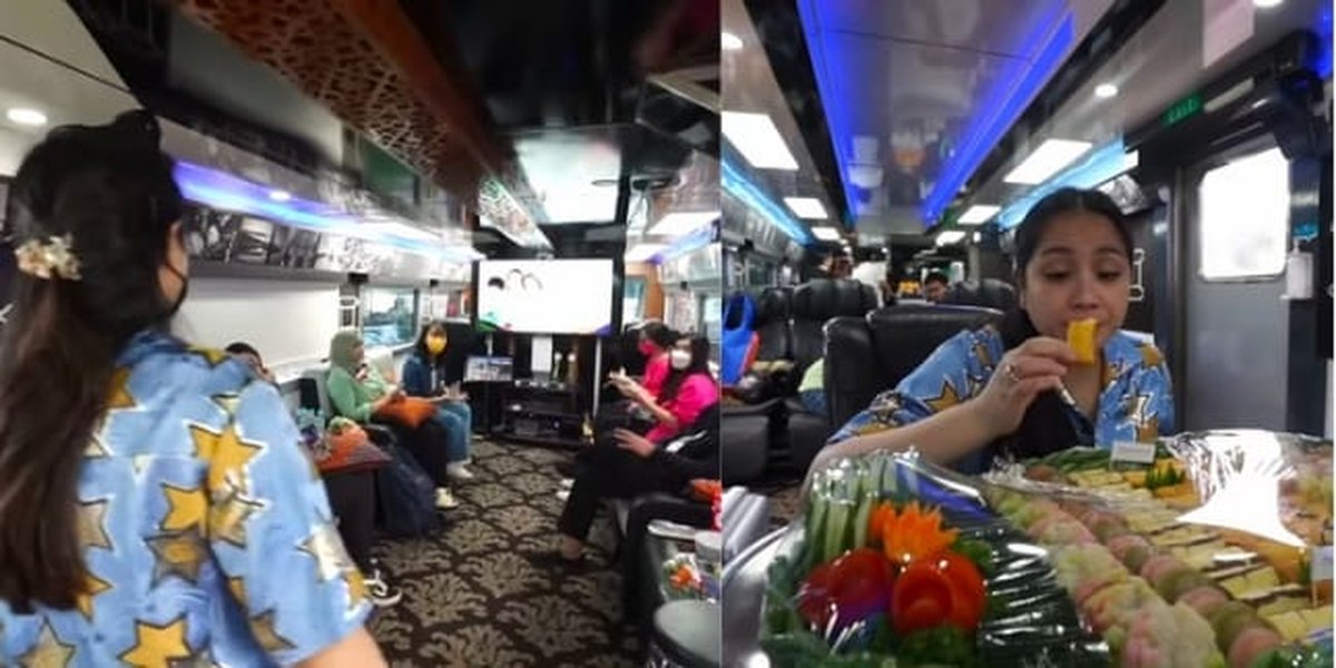 8 Photos of Nagita Slavina Booking Luxury Train to Bring Employees to Bandung, There is an Area Similar to a Restaurant and Karaoke Facilities