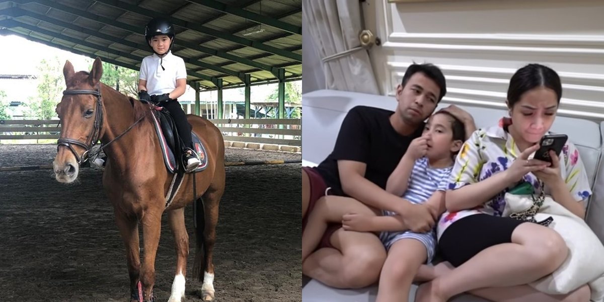 8 Portraits of Nagita Slavina and Raffi Ahmad Proudly Seeing Their Child Can Already Ride Horses, Immediately Buying the Best Horse for Rafathar