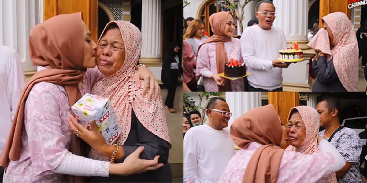 8 Portraits of Natalie Holscher Celebrating Sule's Mother's Birthday, Crying When Receiving a Gift from Future Daughter-in-Law