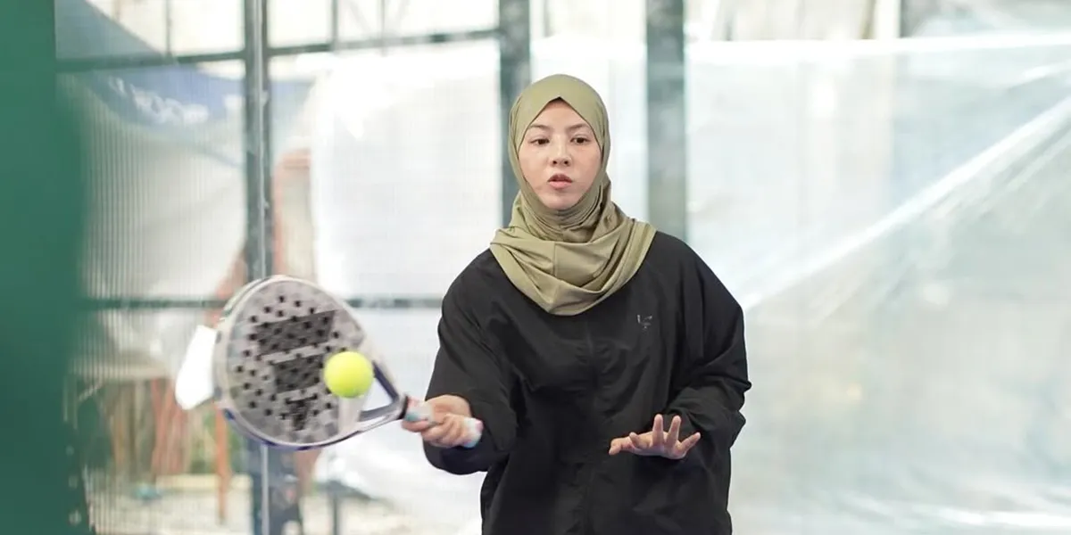 8 Photos of Natasha Rizky Playing Padel, Not the Champion but the MVP