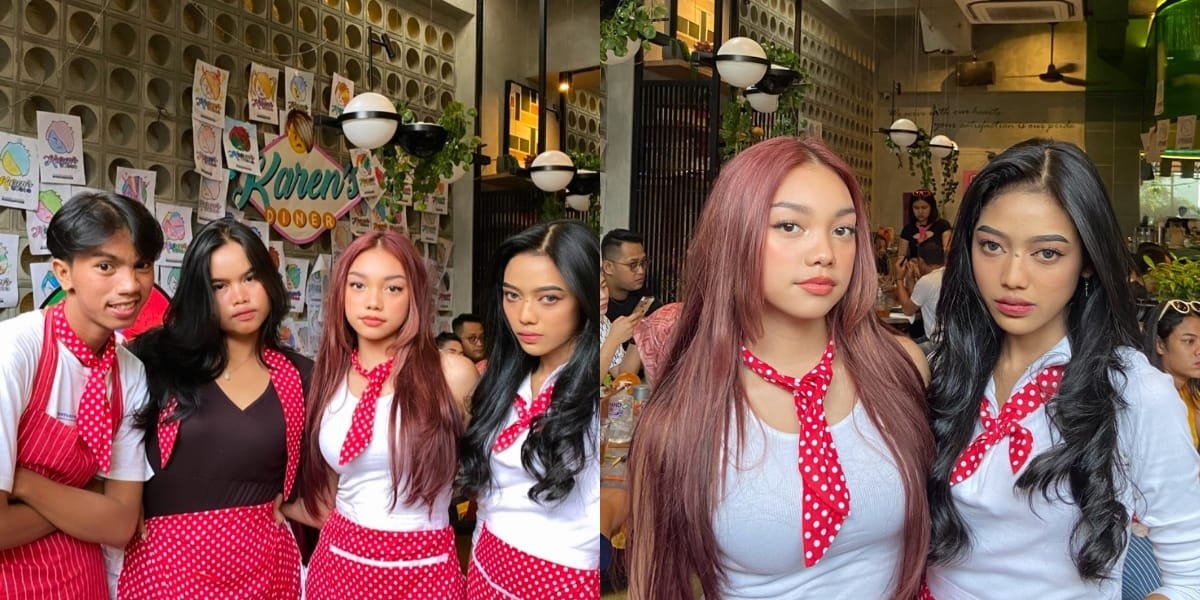 8 Portraits of Naura Ayu as a Waitress at Karen's Diner, Her Beautiful Face Astonishes Netizens - Asked to Dance K-Pop in Front of Customers