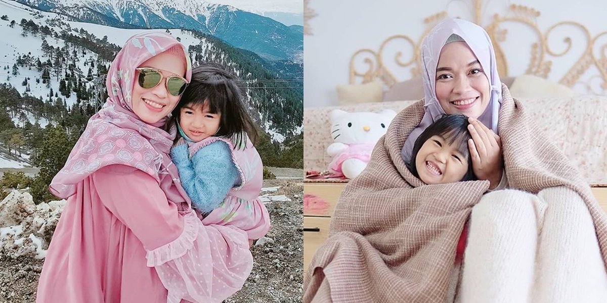 8 Pictures of Neng Ina, Aa Gym's Granddaughter, Who is Getting More Beautiful and Adorable - Close to Her Mother Ghaida Tsurayya