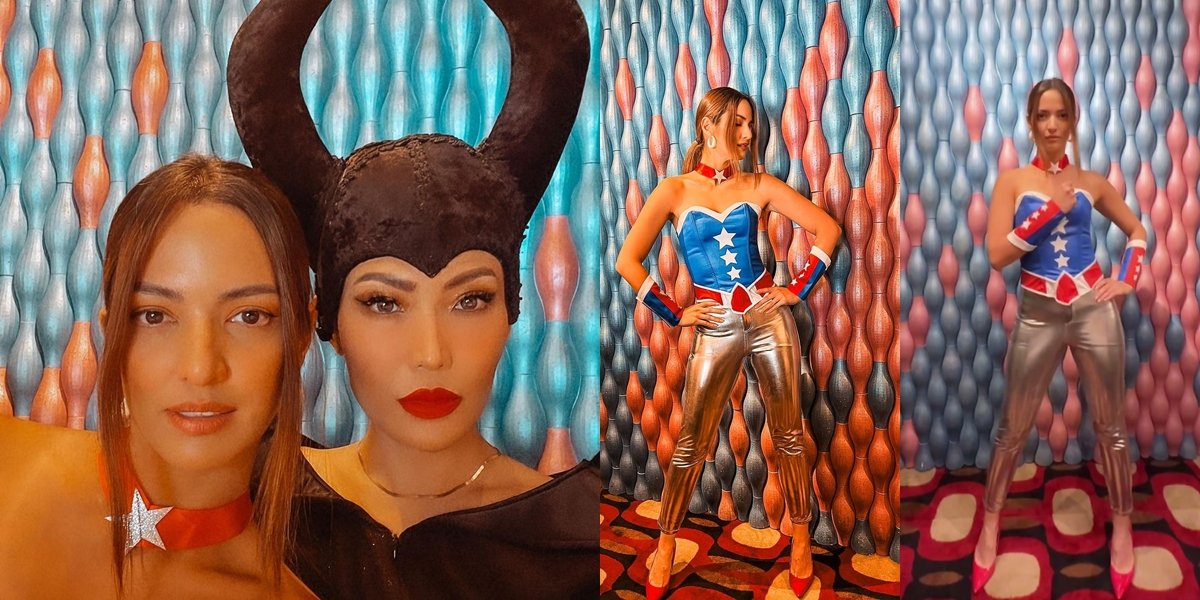 8 Potret Nia Ramadhani at Ayu Dewi's Birthday Party, Confused Whether Wonder Woman or Captain America