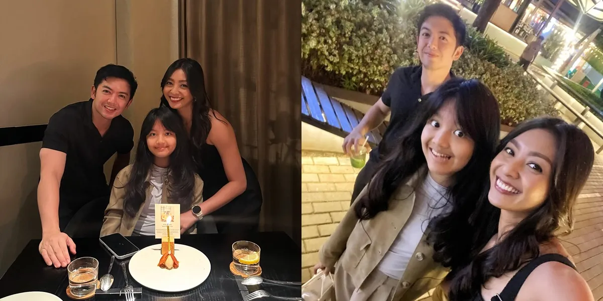 8 Photos of Nicky Tirta Harmonious and United with His Ex-Wife at Their Child's 12th Birthday