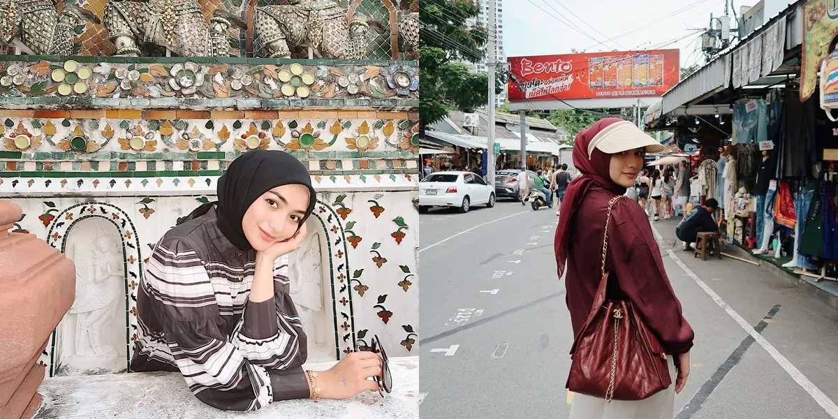 8 OOTD Portraits of Citra Kirana's Vacation in Thailand, Fashionably Appearing with Her Three Sisters