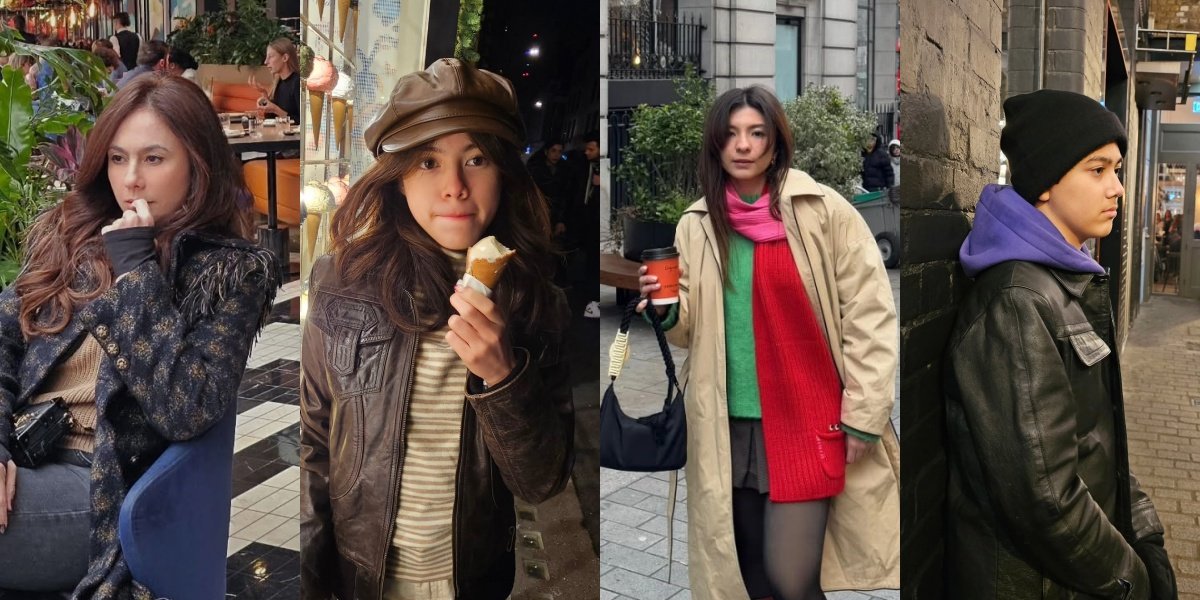 8 Photos of Wulan Guritno's Family OOTD While Traveling in England, Fashionable All