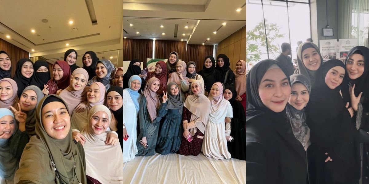 8 Portraits of Artists Attending Religious Gatherings Together, Including Lesti Kejora and Dinda Hauw - The Beauty of Margin and Tissa Biani Wearing Hijab Attracts Attention