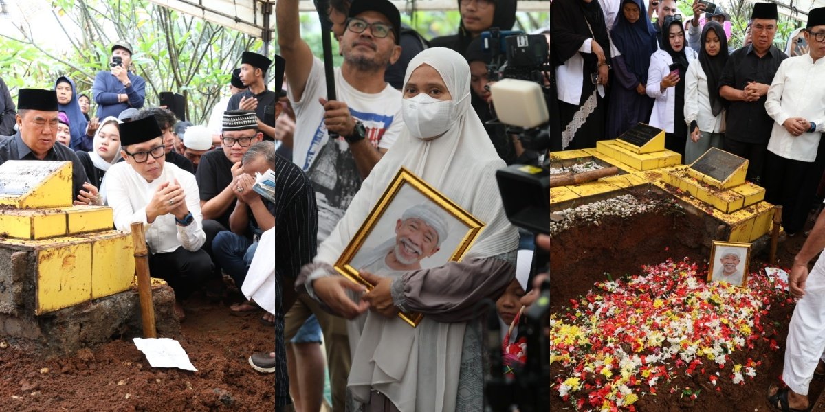 8 Portraits of Nurul Qomar's Funeral, Tears of Family and Friends Burst as the Body Merges with the Earth